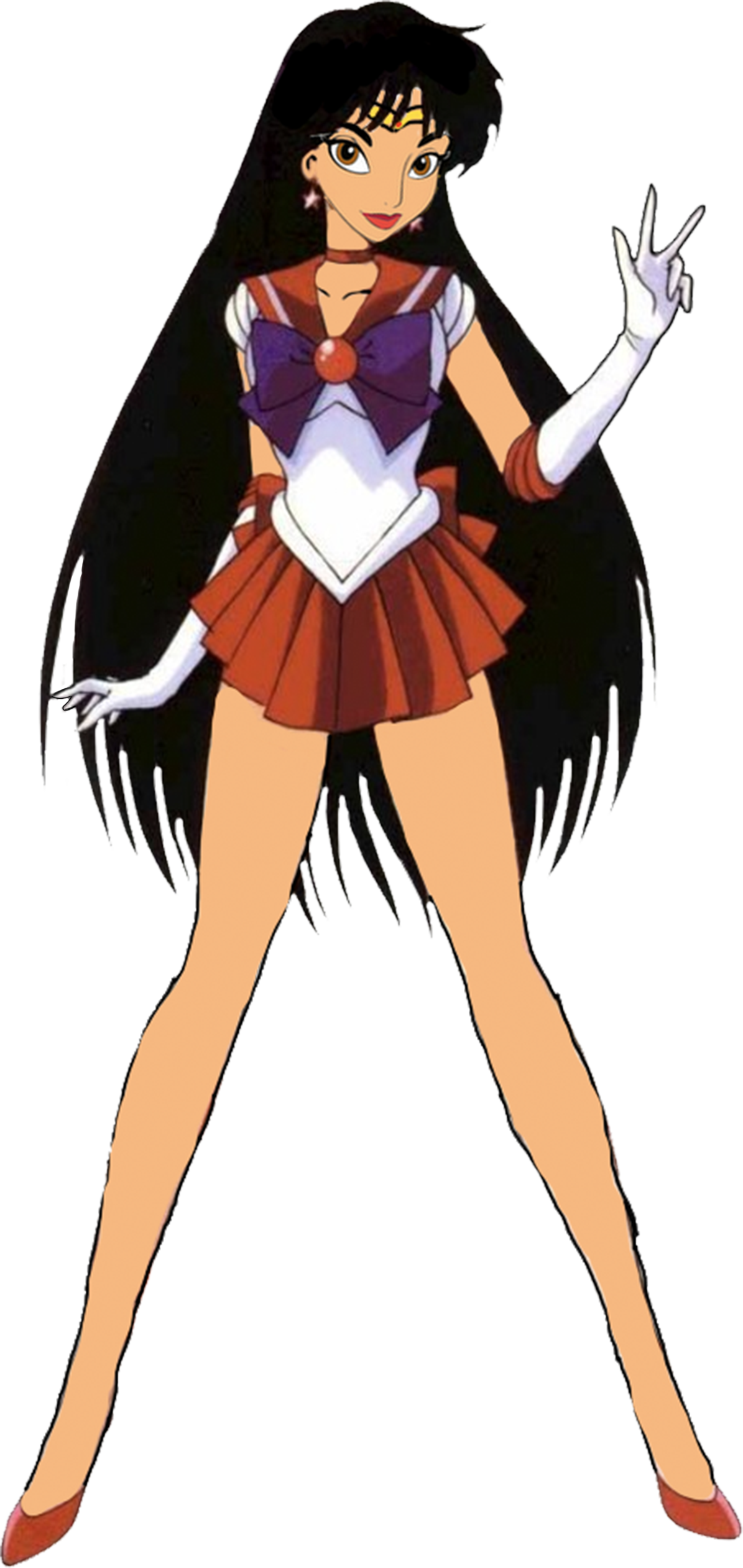 Princess Jasmine as Sailor Mars