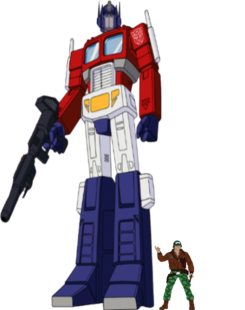 Optimus Prime and General Hawk as Teammates