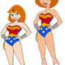 Kim Possible and her mother as Wonder Woman