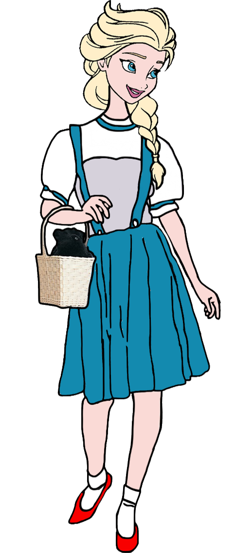 Queen Elsa as Dorothy Gale