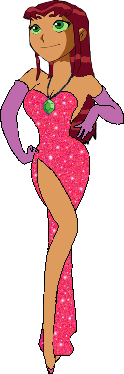 Starfire as Jessica Rabbit