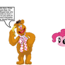 Pinkie Pie meets Fozzie Bear