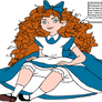 Princess Merida As Little Alice