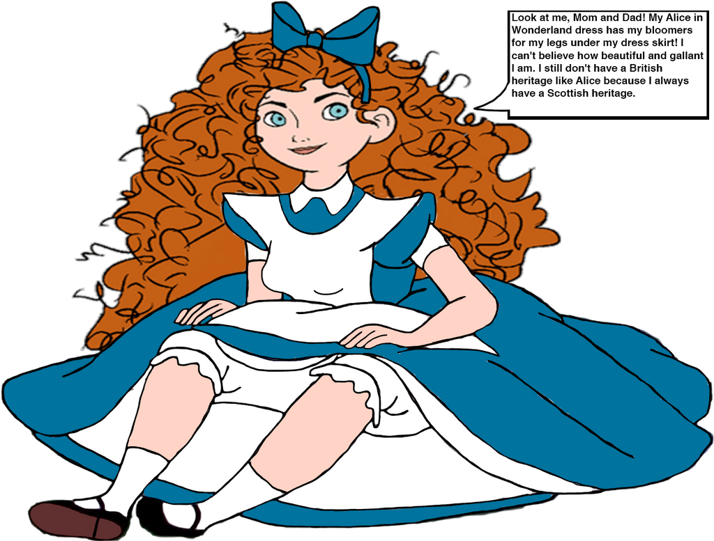 Princess Merida As Little Alice