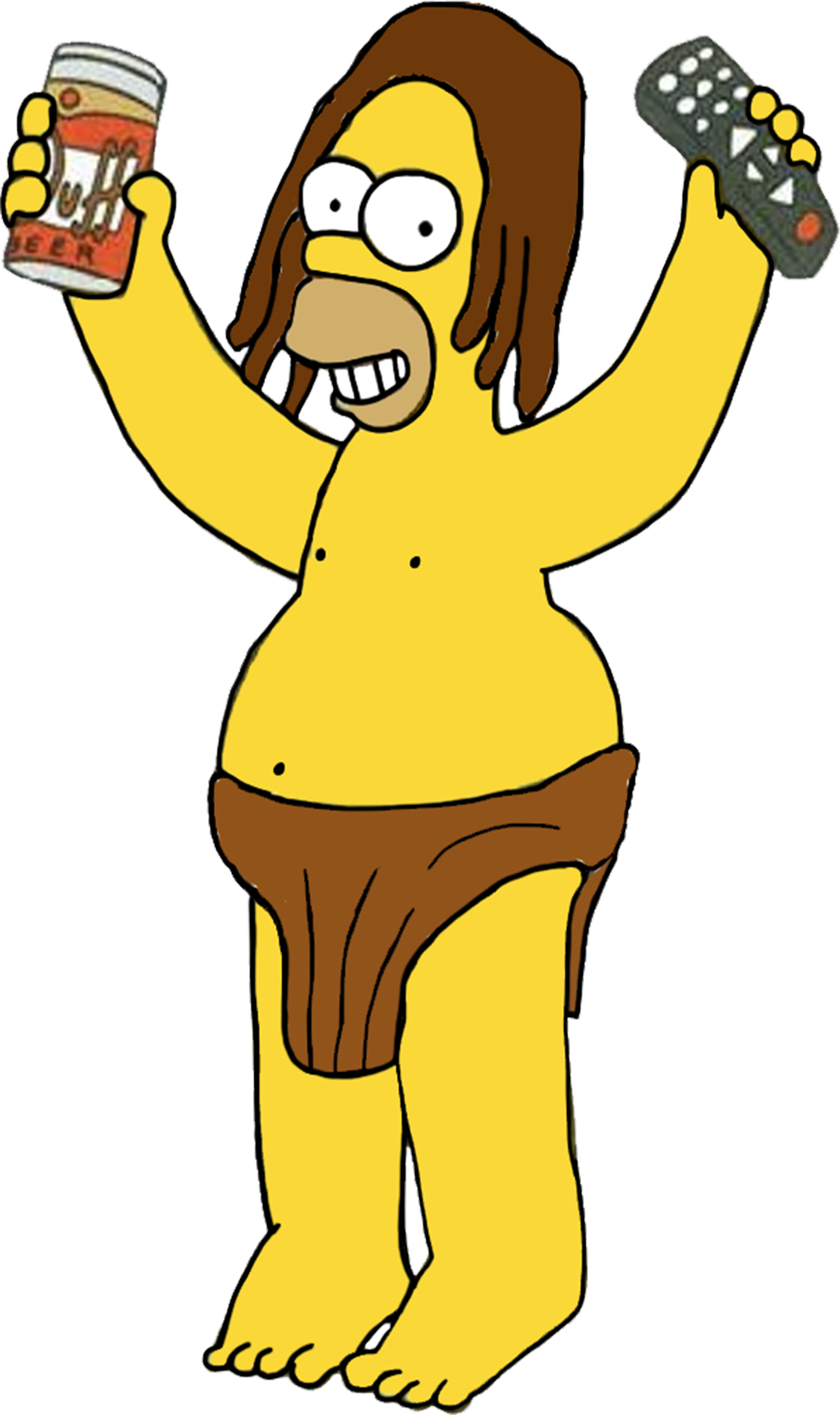 Homer Simpson as Tarzan