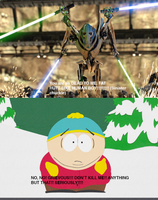 Cartman scared of Grievous