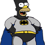 Homer Simpson as Batman