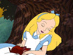 Princess Cinderella as Alice sleeping