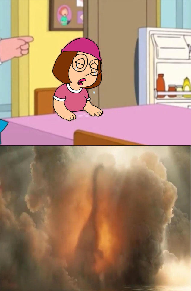Meg Crying Deviantart Meg Griffin crying of the Brachiosaurus' death by MrToonlover83 on ...