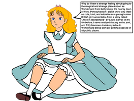 Amy March as little Alice