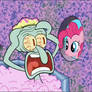 Squidward sees Pinkie Pie