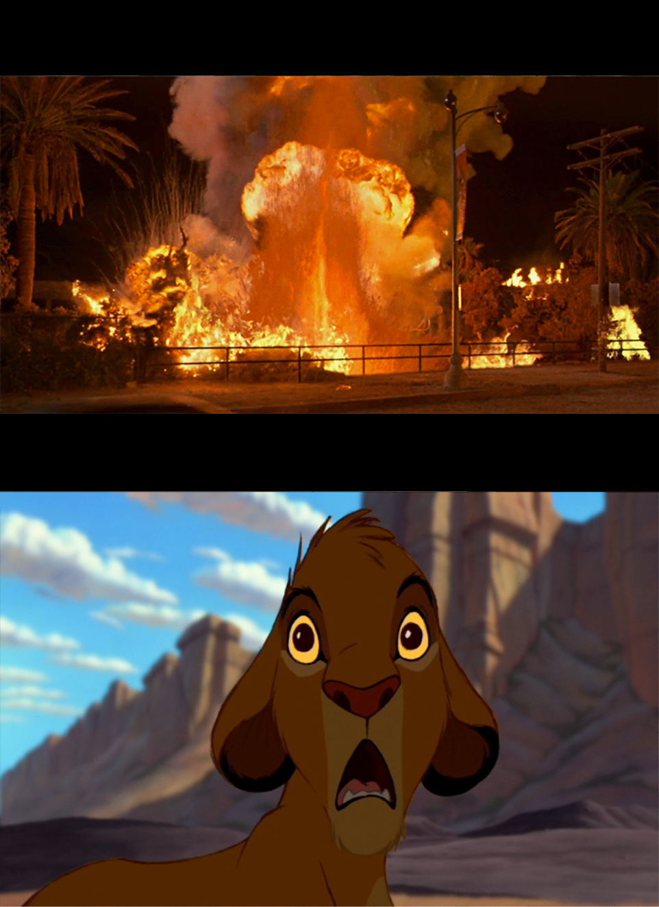 Simba Ghost Scene Simba shocked at Volcano 1997 by MrToonlover83 on DeviantArt