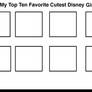 My Top Ten Favorite Cutest Disney Girls meme