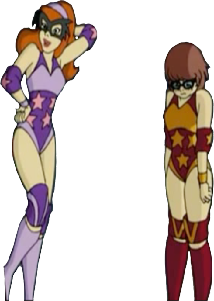 Daphne And Velma As Female Wrestlers Vector By Homersimpson1983 On Deviantart