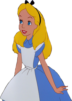 Alice happy vector