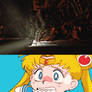 Sailor Moon under attack by Xenomorphs