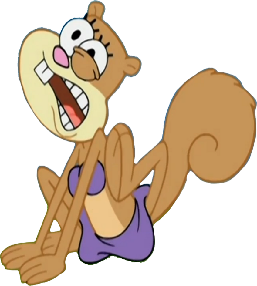 Sandy Cheeks Overthinking Sandy Cheeks scratching vector by MrToonlover83 on DeviantArt