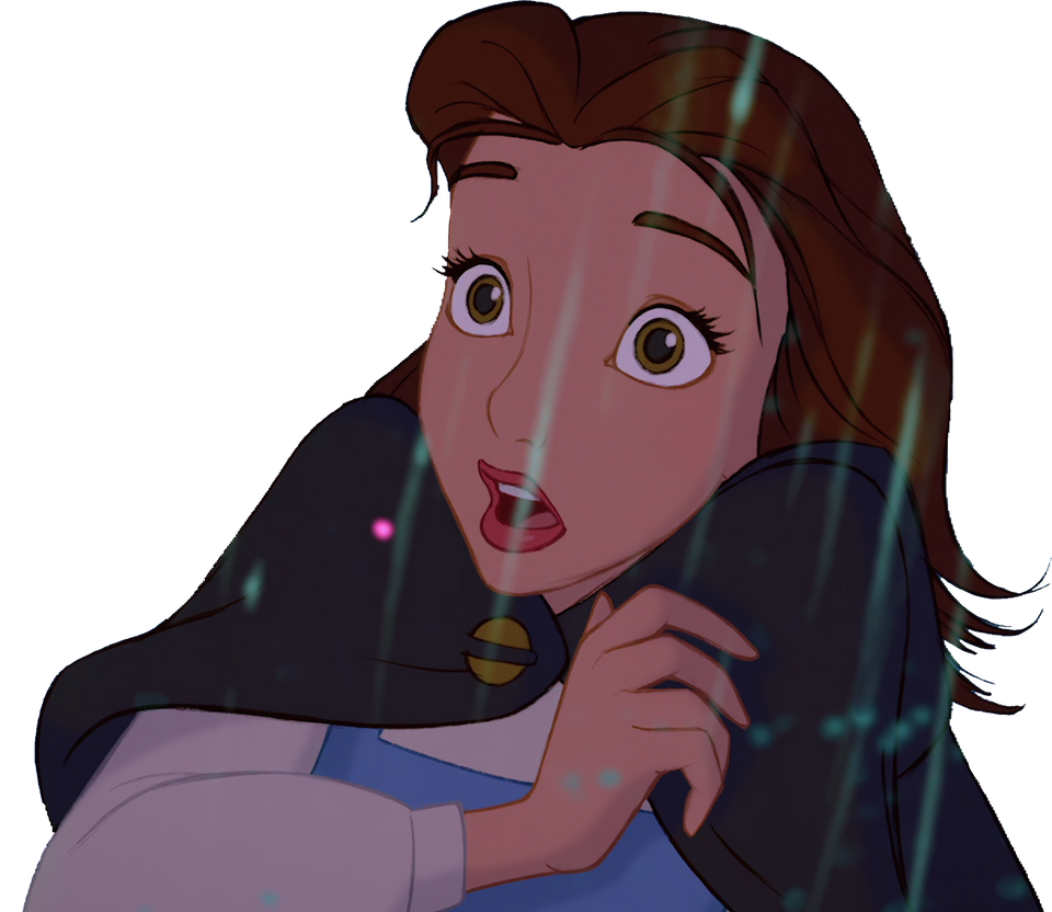 Princess Belle shocked vector by MrToonlover83 on DeviantArt