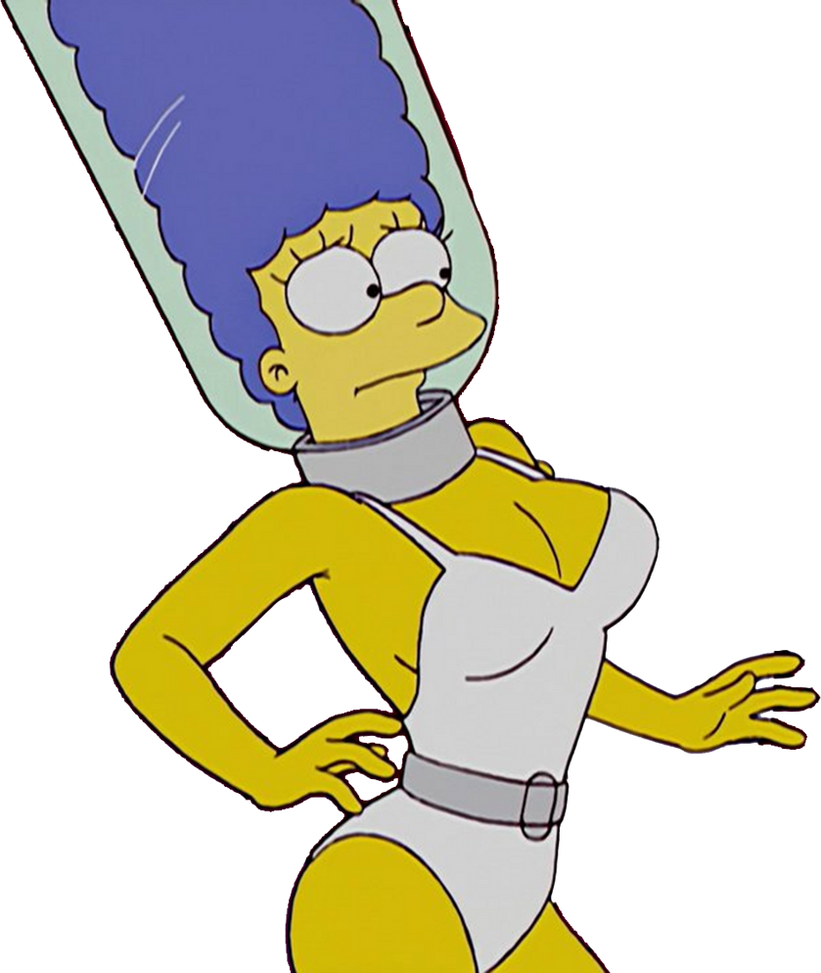 Marge Simpson's white swimsuit vector 2 by HomerSimpson1983 on DeviantArt