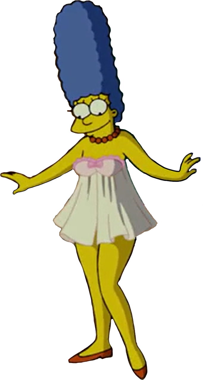 Marge Simpson In Her Sexy Nightwear Vector By Homersimpson1983 On Deviantart