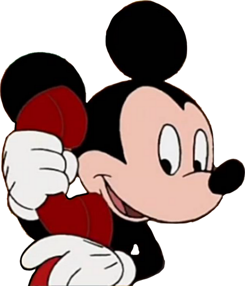 Mickey Mouse on the phone vector by MrToonlover83 on DeviantArt
