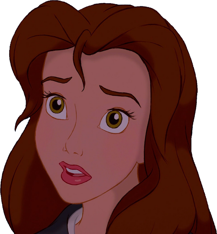 Princess Belle's amazed look vector by MrToonlover83 on DeviantArt