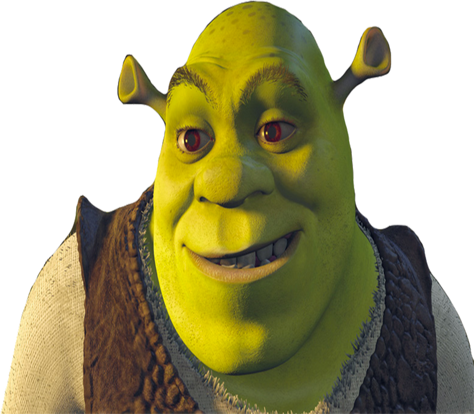 Shrek smiling vector by MrToonlover83 on DeviantArt