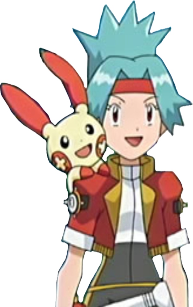 Pokemon Ranger Solan Solana with Plusle vector 2 by MrToonlover83 on DeviantArt