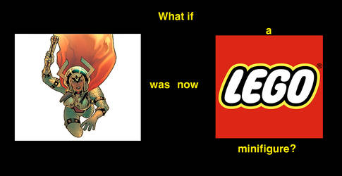 What if Big Barda was a Lego minifigure?