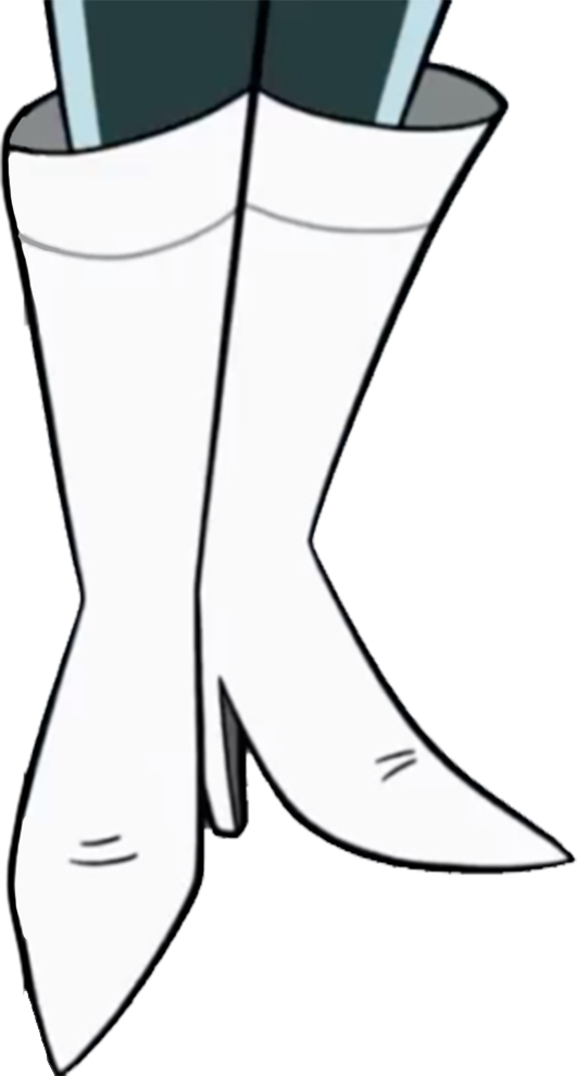 Katswell's white boots vector by DeviantArt