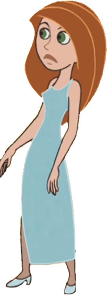 Kim Possible in her turquoise dress vector by MrToonlover83 on DeviantArt