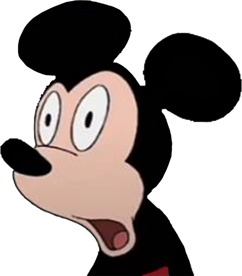 Mickey Mouse shocked vector by MrToonlover83 on DeviantArt