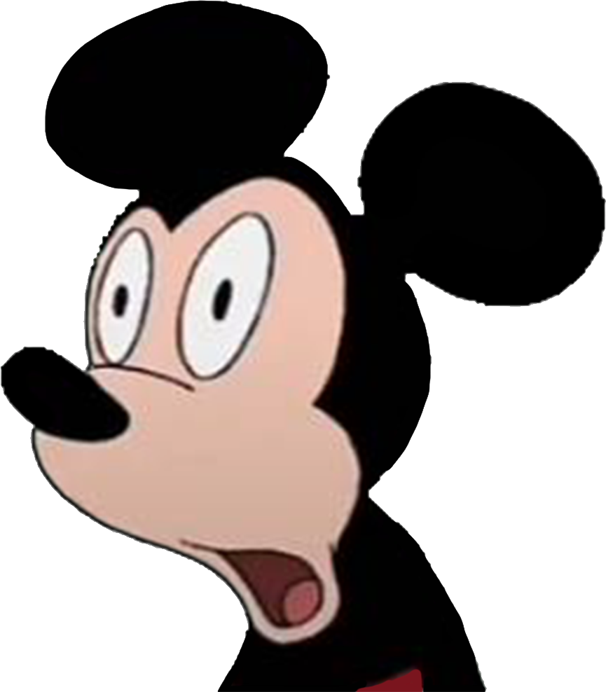 Mickey Mouse shocked vector by MrToonlover83 on DeviantArt