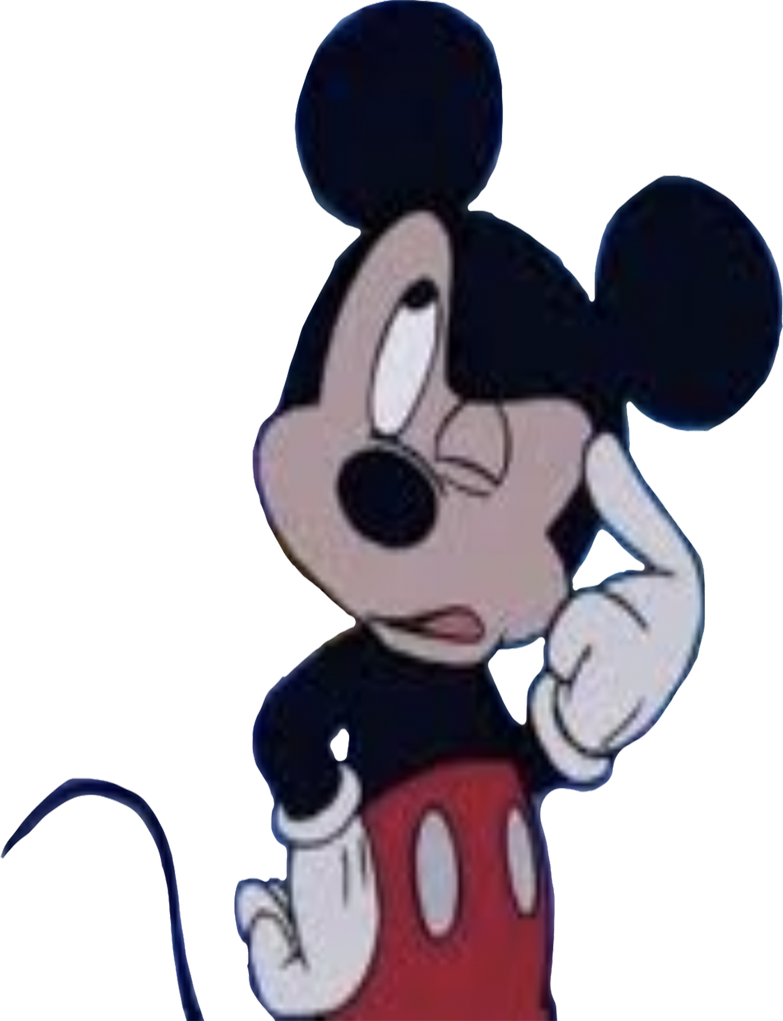 Mickey Mouse Thinking Vector By HomerSimpson1983 On DeviantArt mickey-mouse-thinking-vector-by-homersimpson1983-on-deviantart