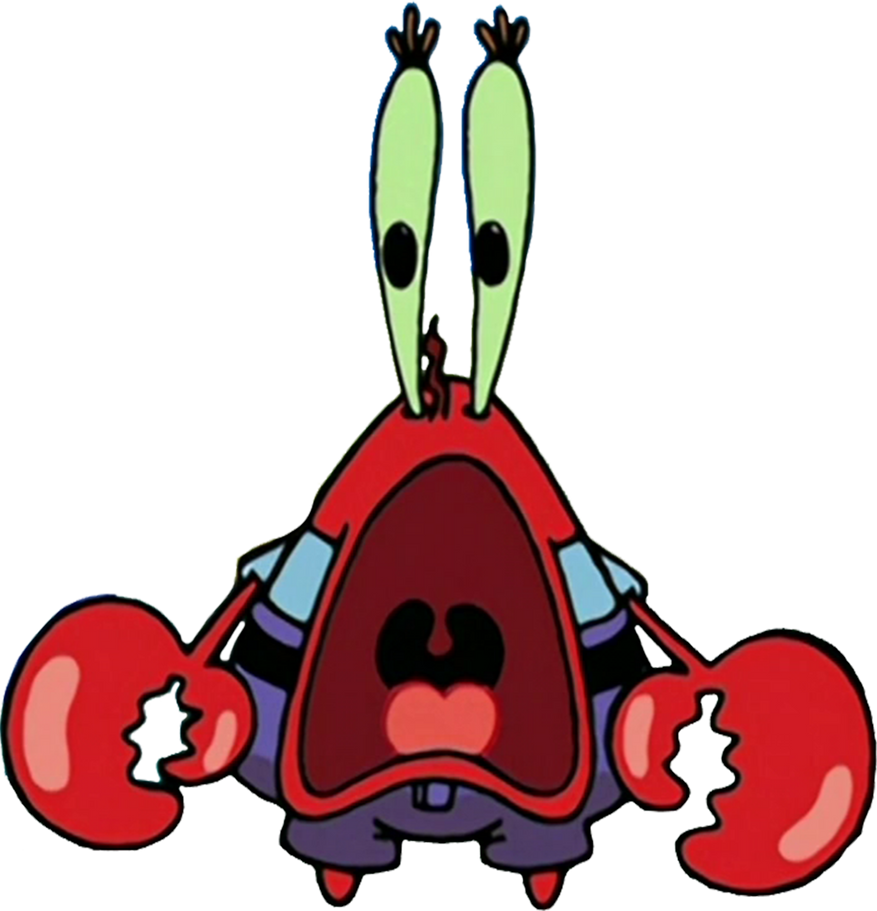 Mr. Krabs Jawdrops vector by HomerSimpson1983 on DeviantArt