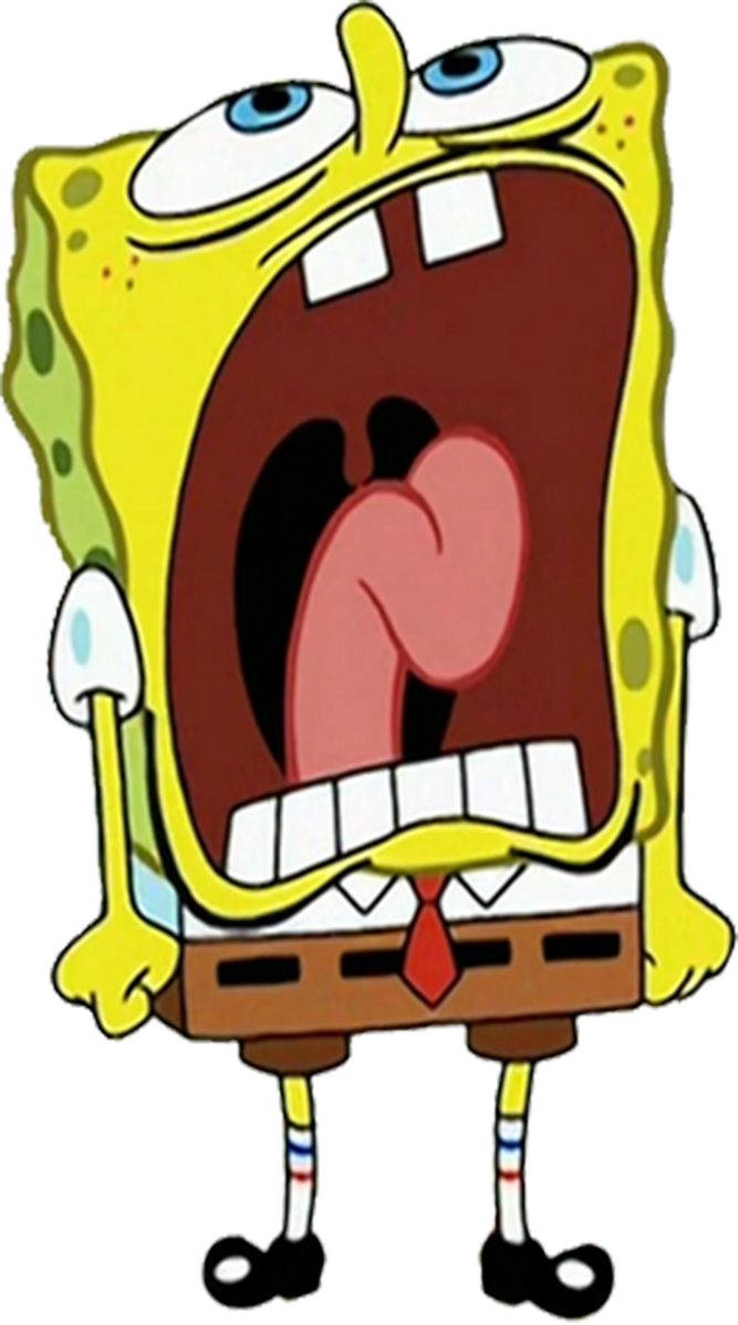 SpongeBob screaming vector by MrToonlover83 on DeviantArt