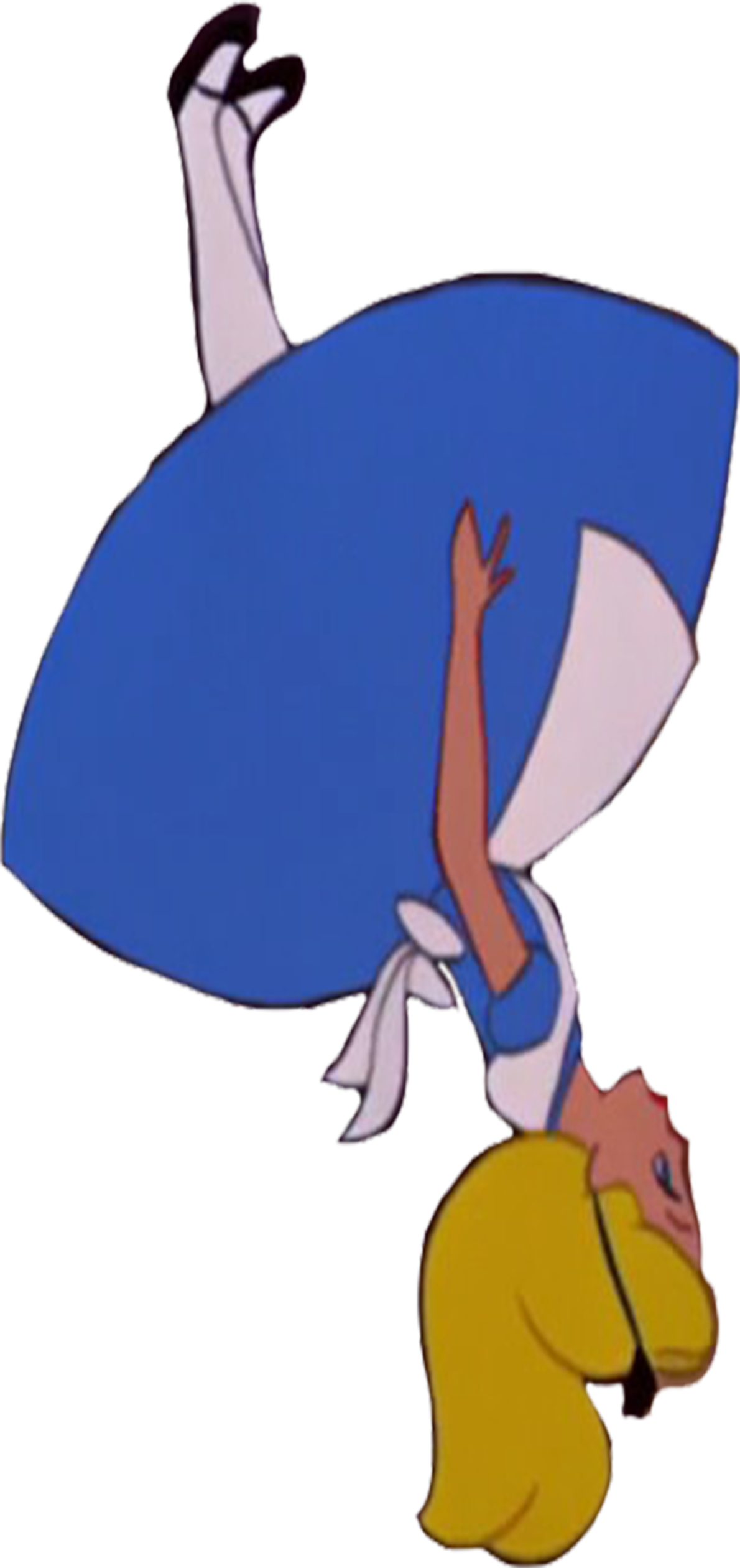 Alice (Disney) floating upside-down vector by MrToonlover83 on DeviantArt