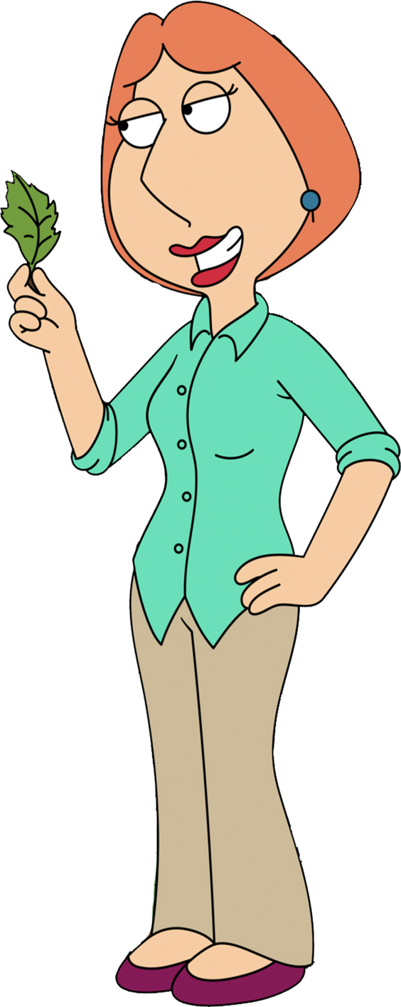 Lois Griffin holding a leaf vector by HomerSimpson1983 on DeviantArt