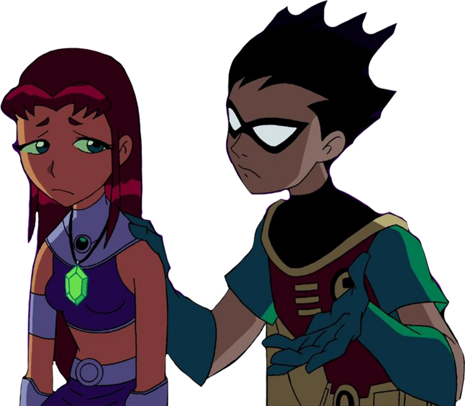 Robin and Starfire (Teen Titans (2003)) vector by HomerSimpson1983 on ...