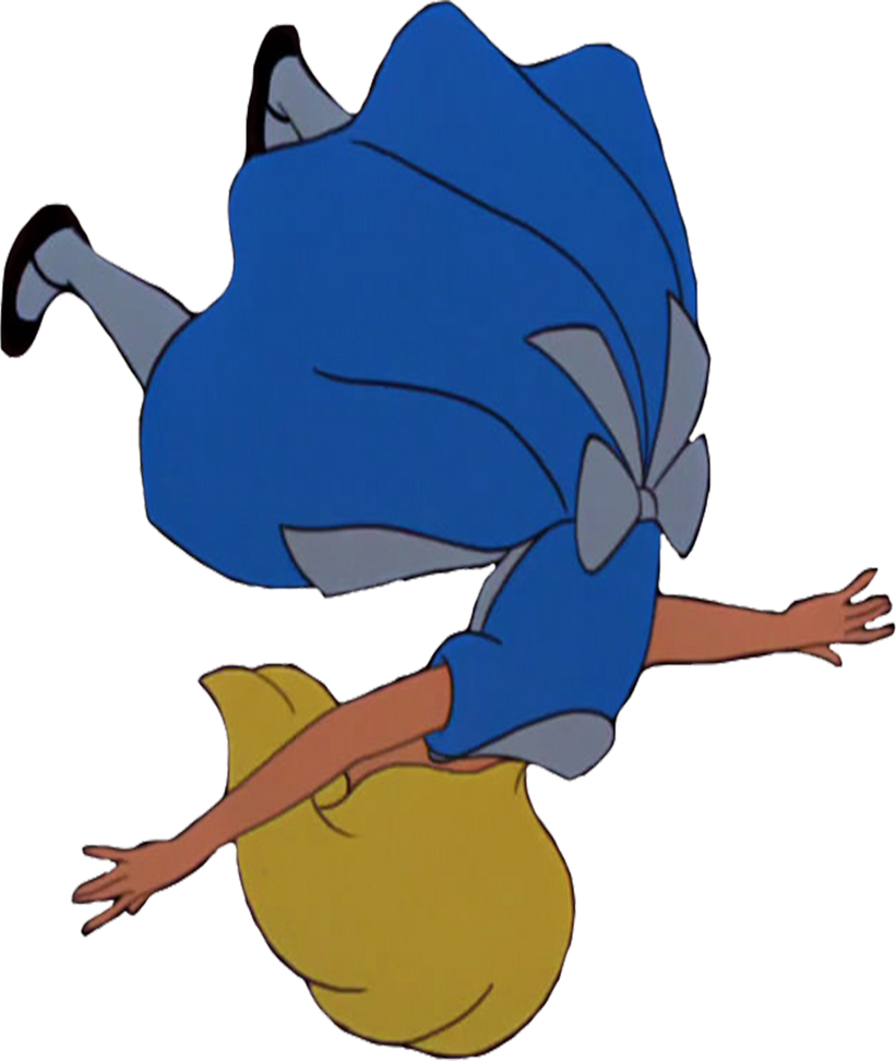 Alice (Disney) falling down vector by HomerSimpson1983 on DeviantArt