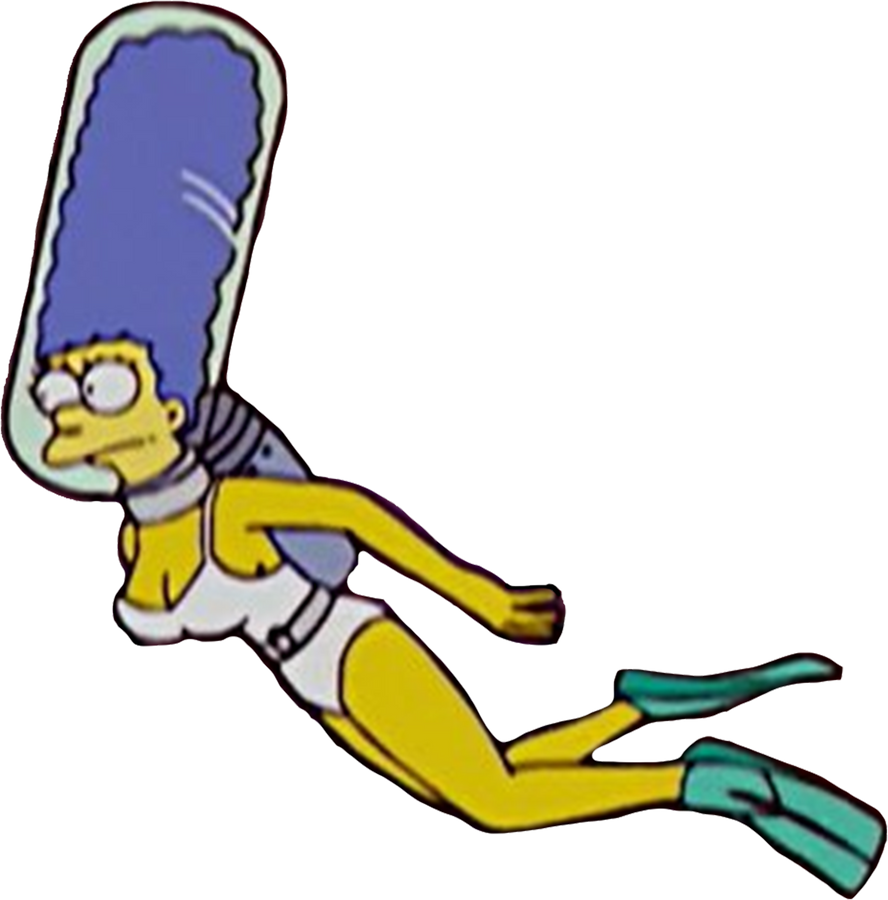 Marge Simpson's white swimsuit vector 4 by HomerSimpson1983 on DeviantArt