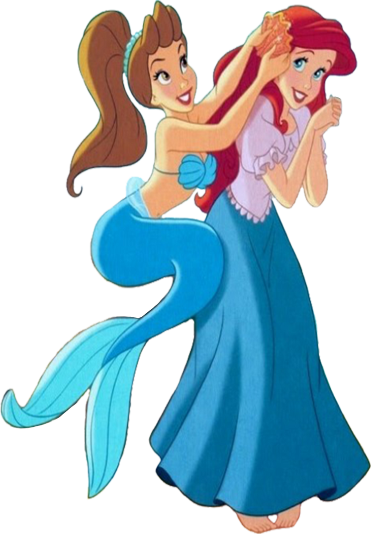 Princess Ariel with her sister, Aquata vector by HomerSimpson1983 on ...