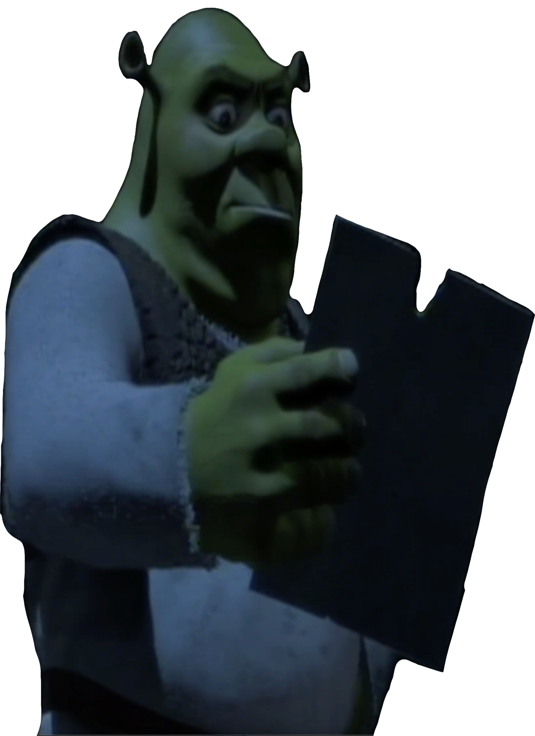 Shrek holding up a Wanted poster vector by HomerSimpson1983 on DeviantArt