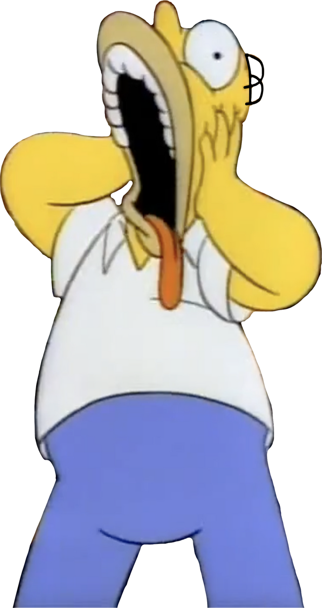 Homer Rage Rising Homer acts very crazy vector by MrToonlover83 on DeviantArt