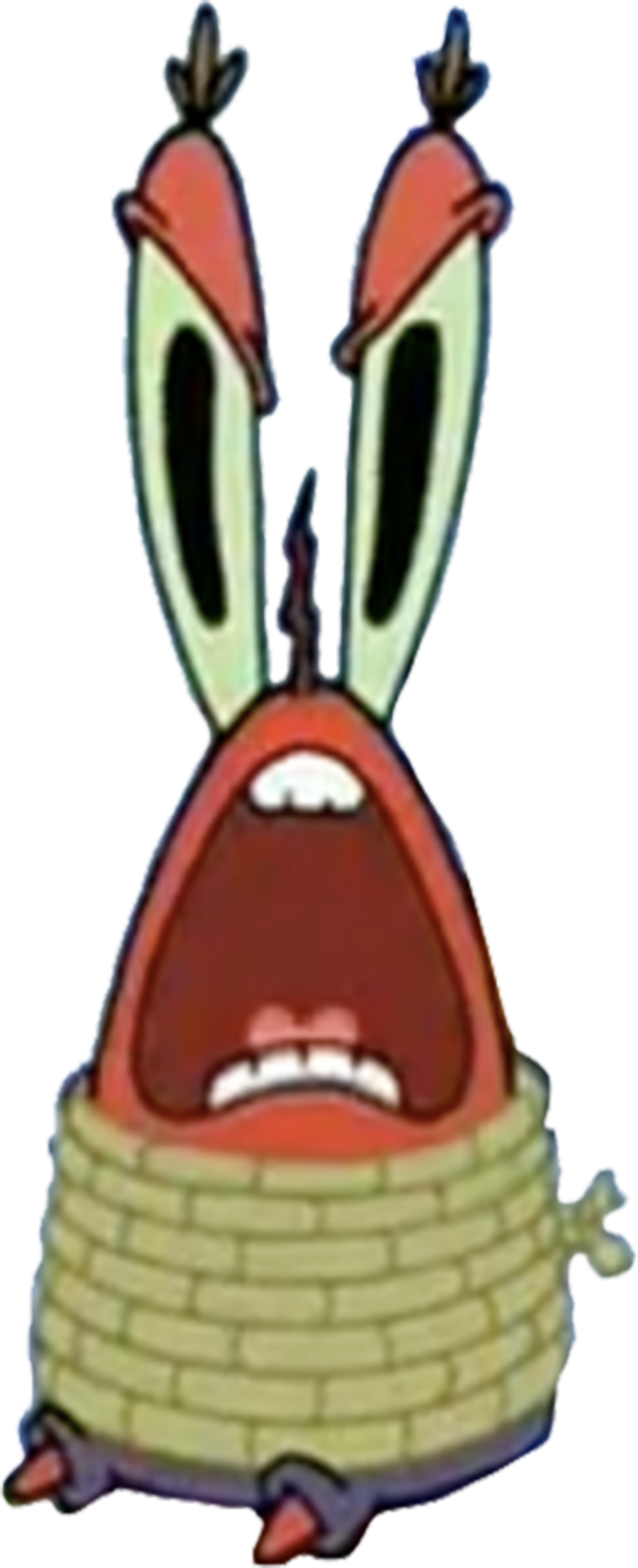 Mr. Krabs screaming WHAT?!!!!!! vector by HomerSimpson1983 on DeviantArt