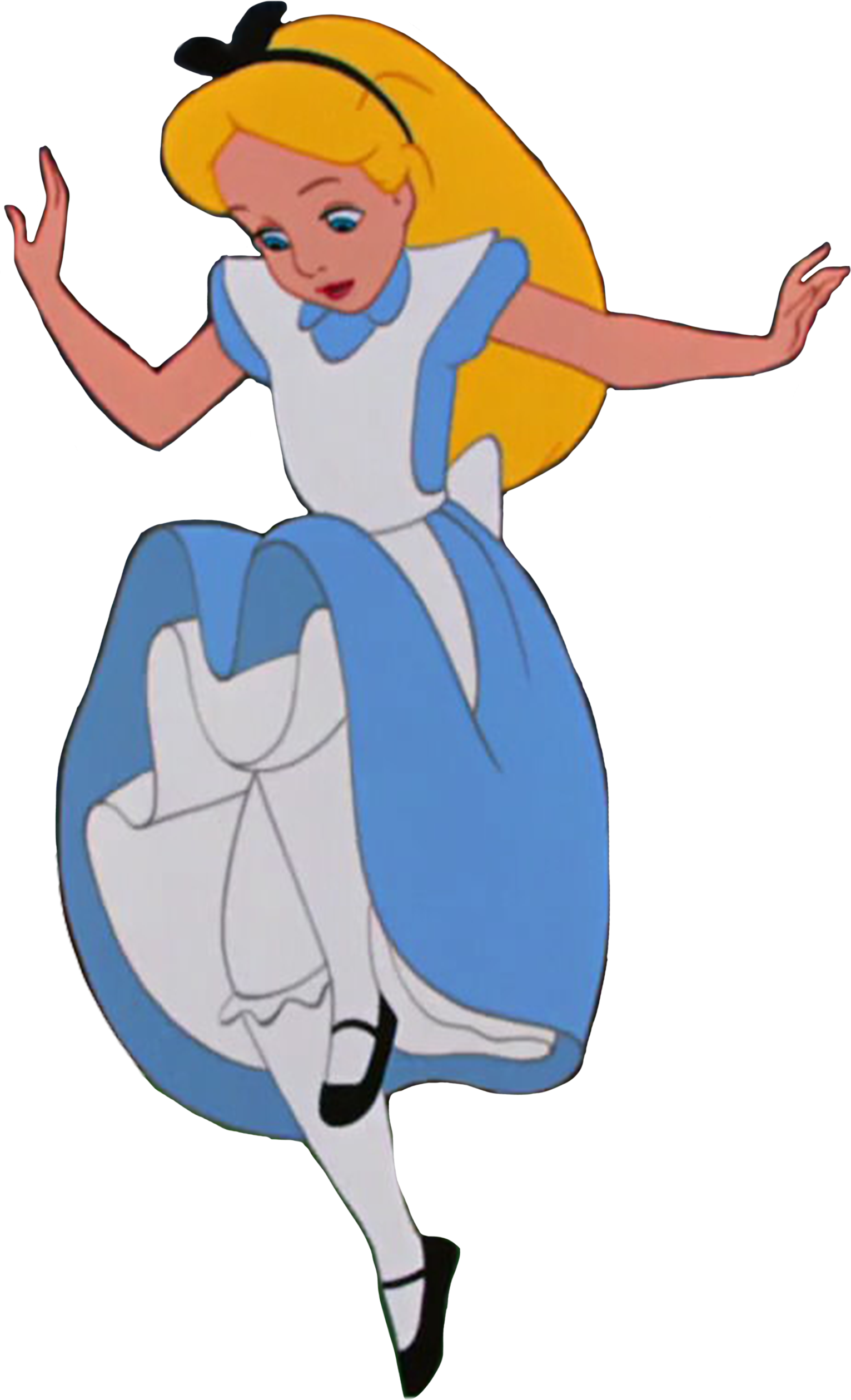 Alice (Disney) leaping vector by HomerSimpson1983 on DeviantArt
