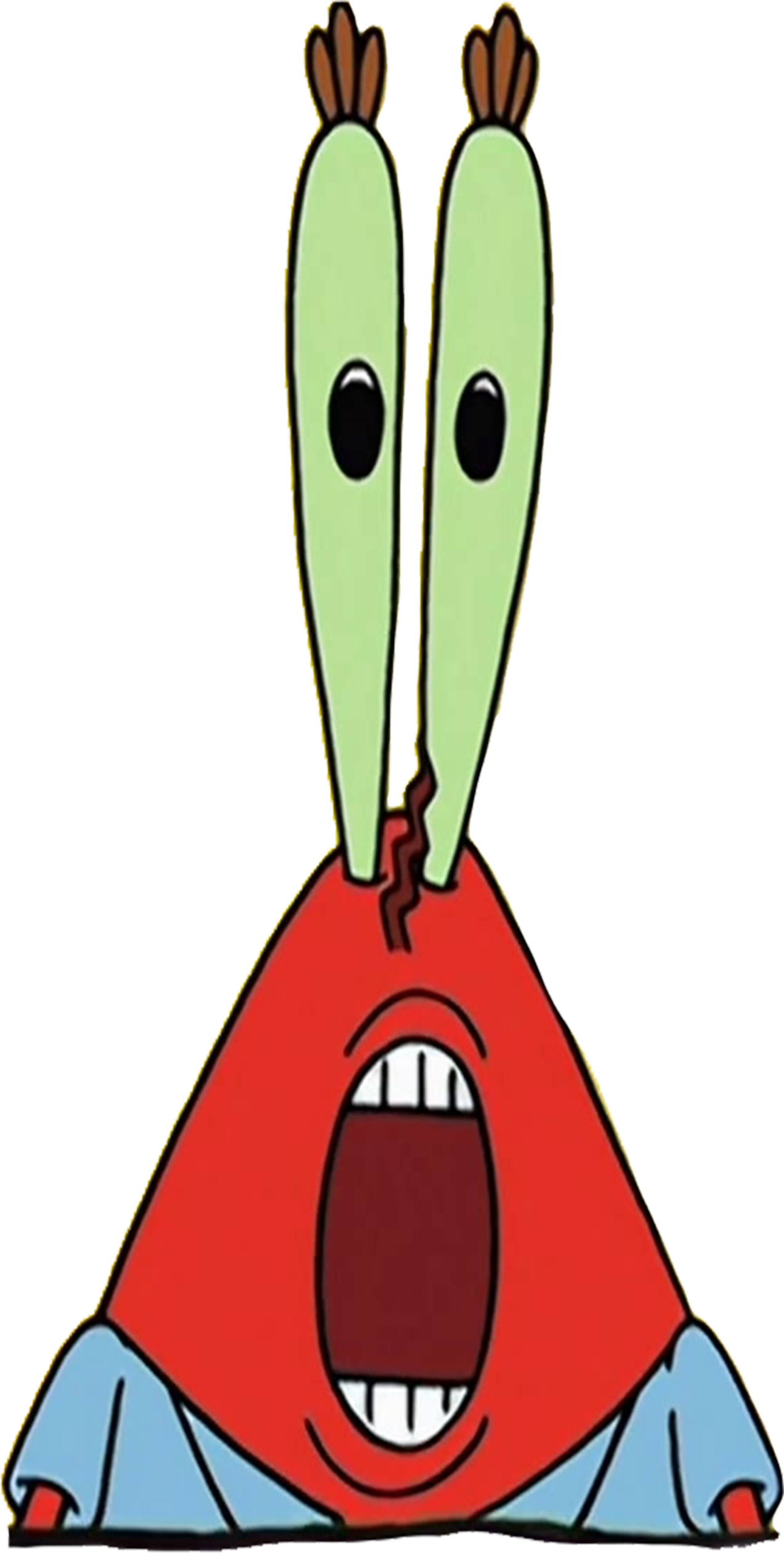 Surprised Mr Krabs