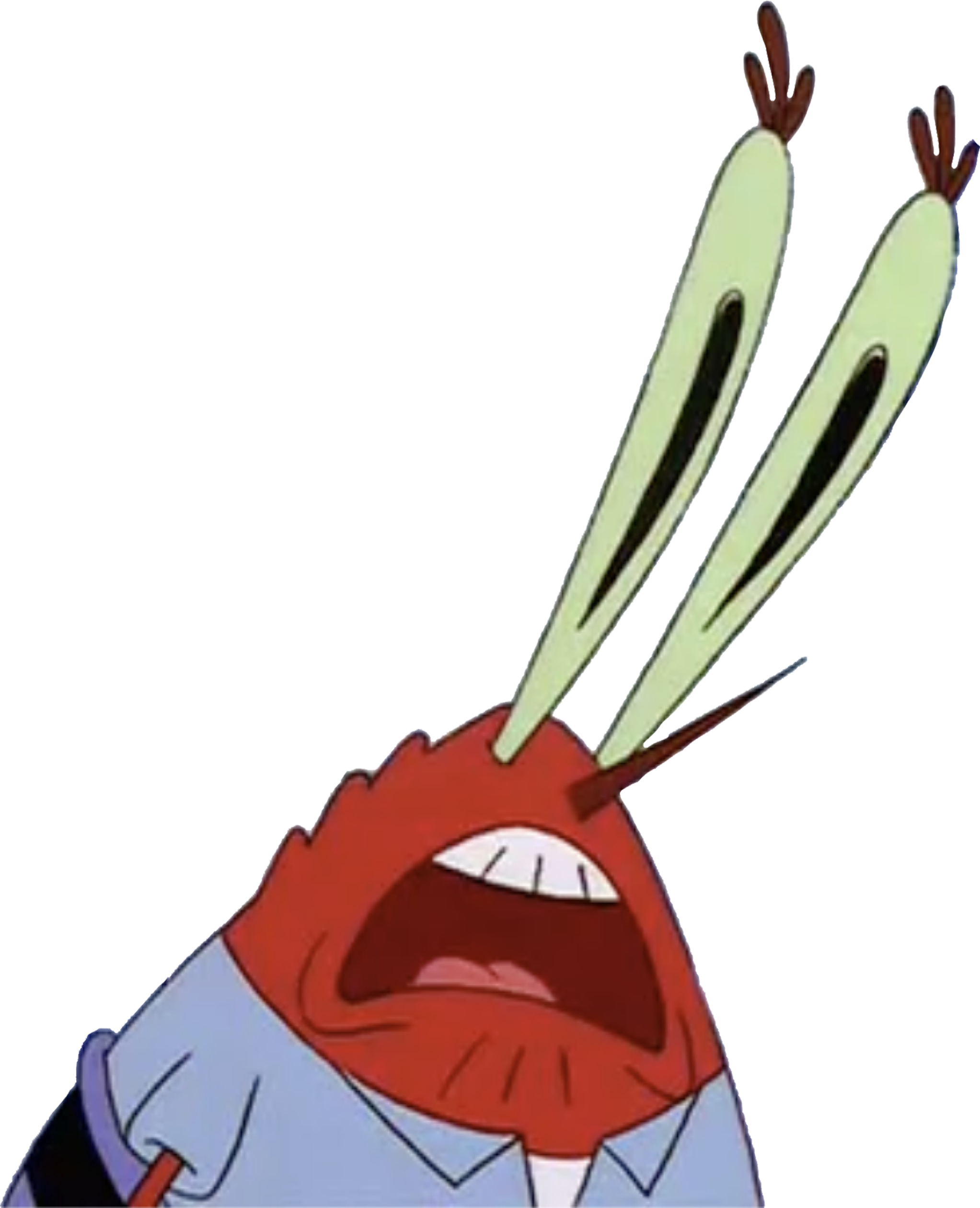 Mr. Krabs shocked vector by HomerSimpson1983 on DeviantArt