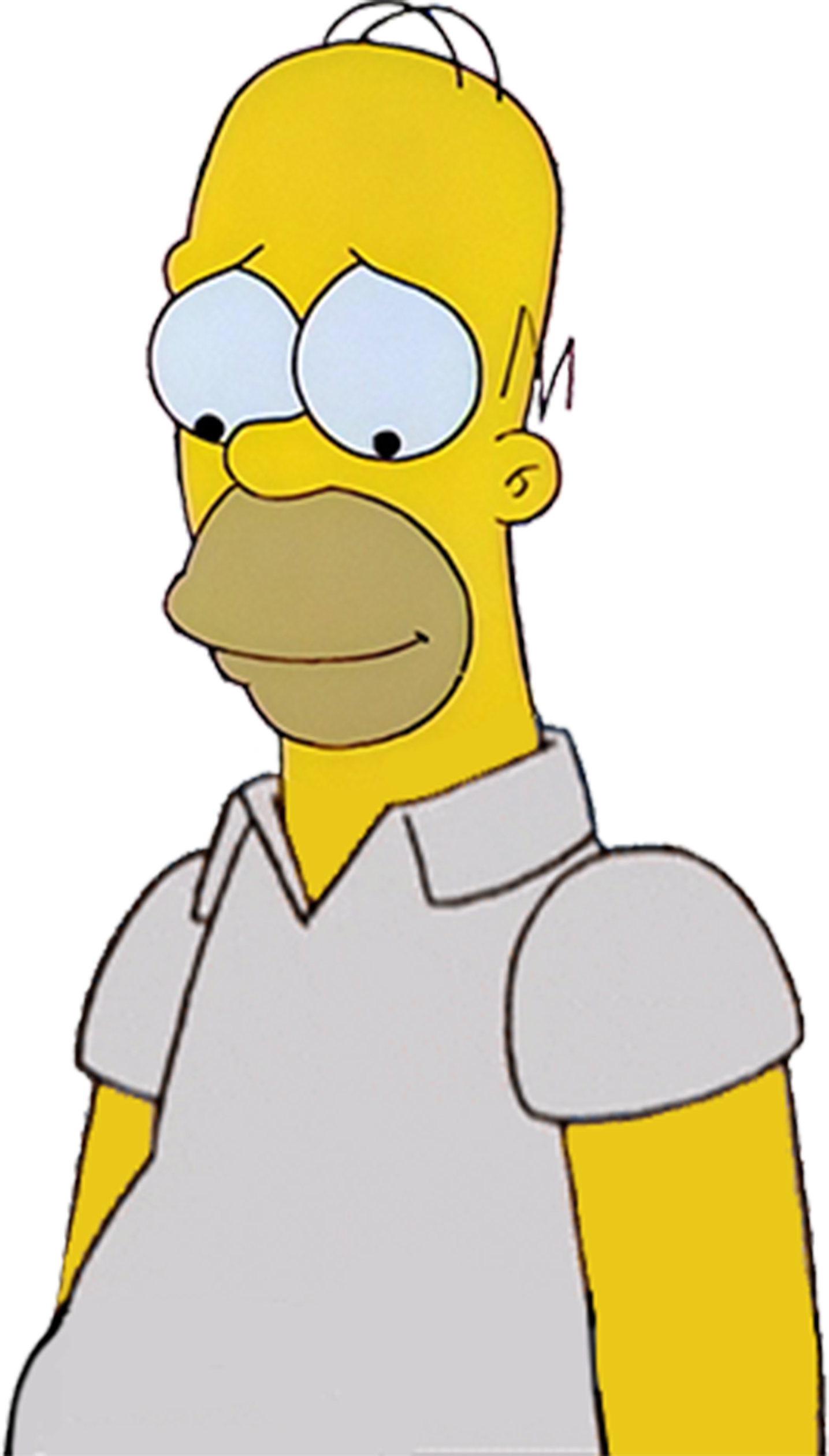 Homer Simpson's kind smile vector by HomerSimpson1983 on DeviantArt