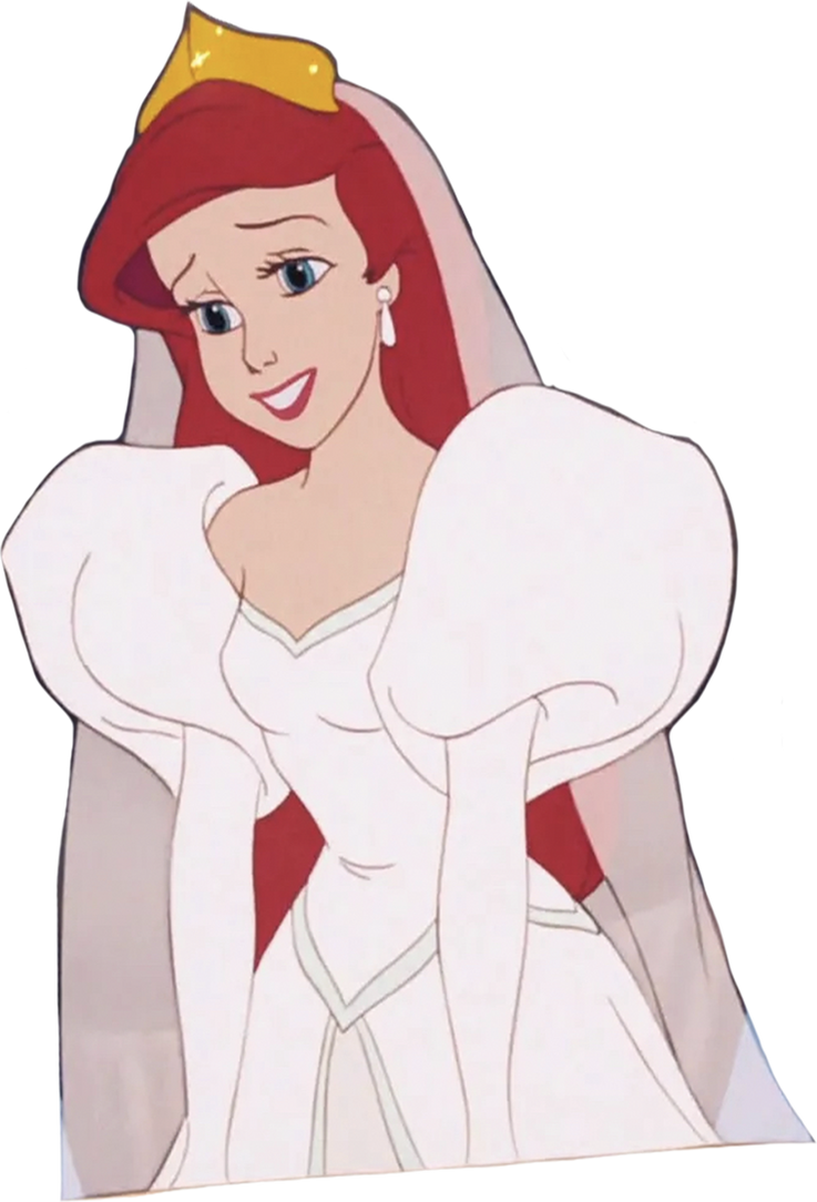 Princess Ariel as a Bride vector 2 by HomerSimpson1983 on DeviantArt